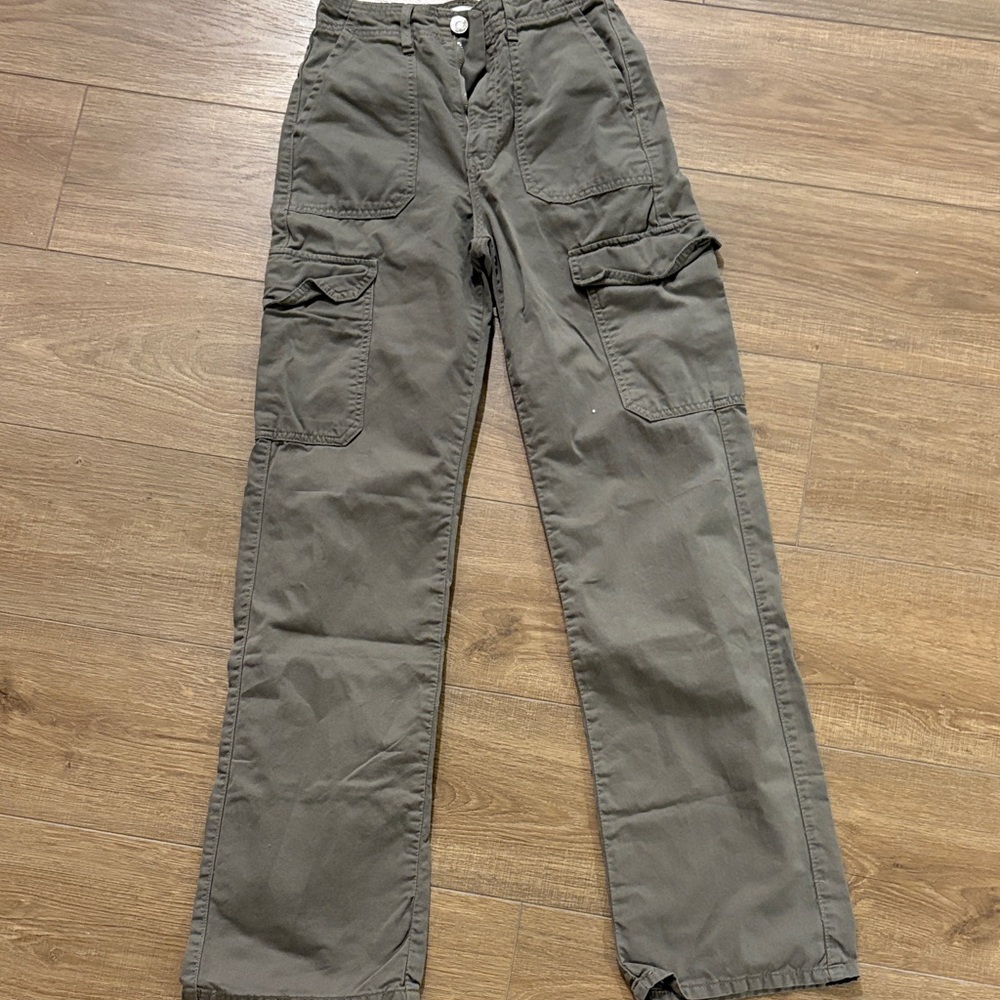 Zara Men's Olive Cargo Pants